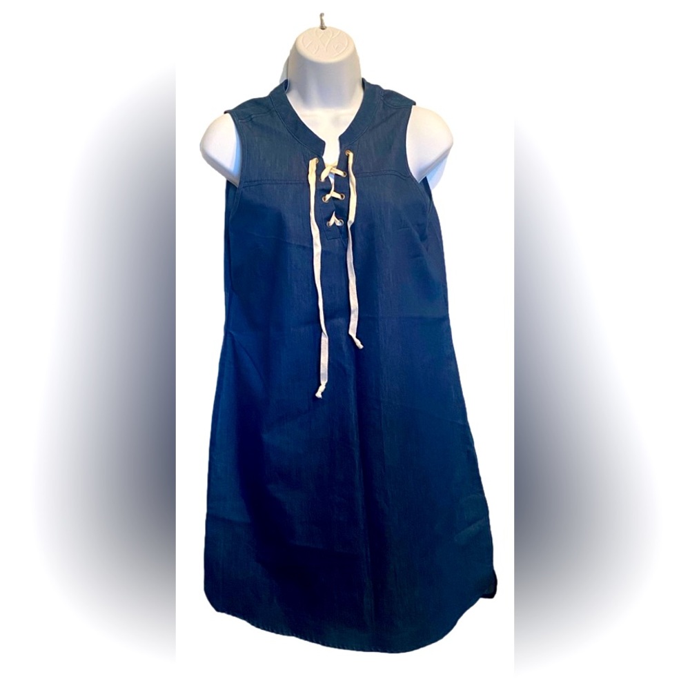 EXCELLENT FOR SPRING MUDPIE JEAN TUNIC DRESS
